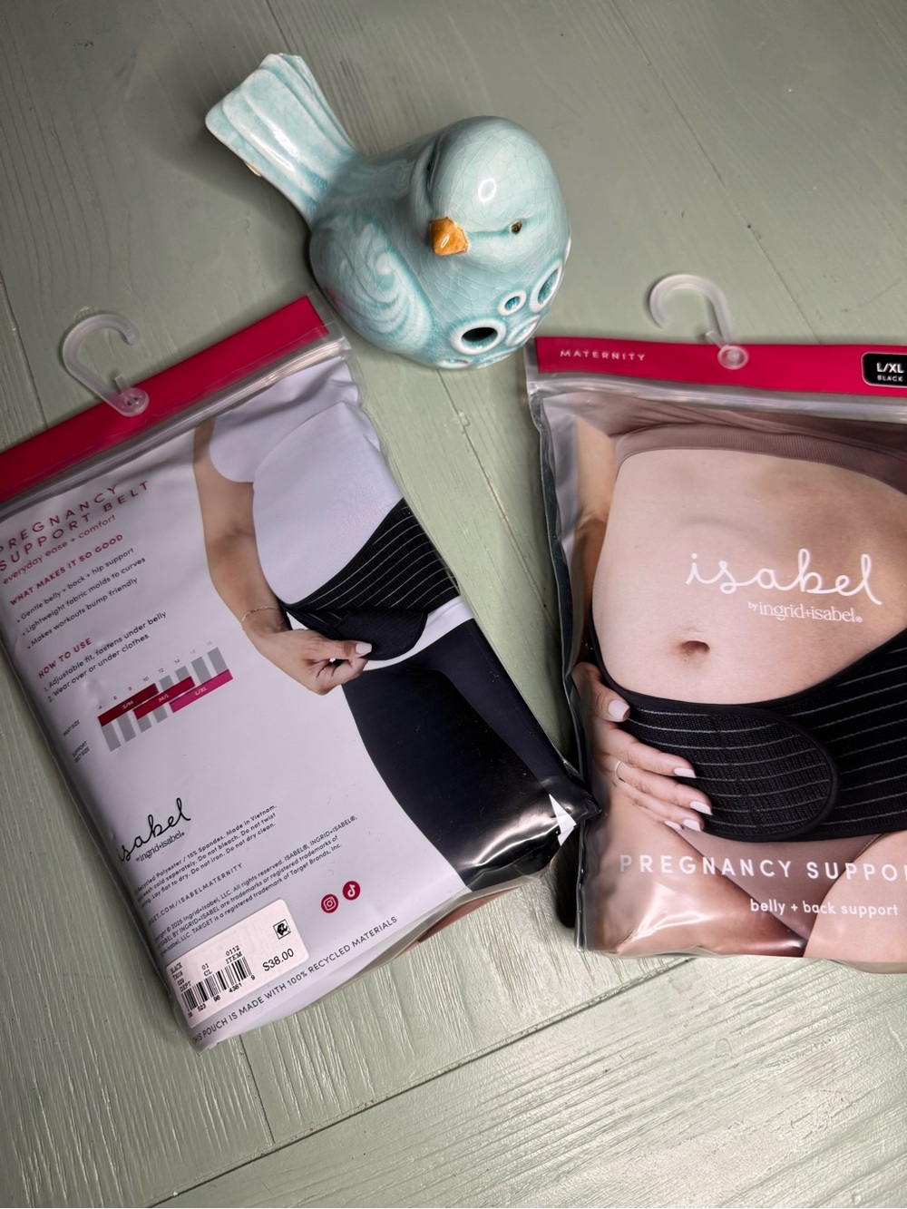 Isabel Maternity Pregnancy Support Belt - Black